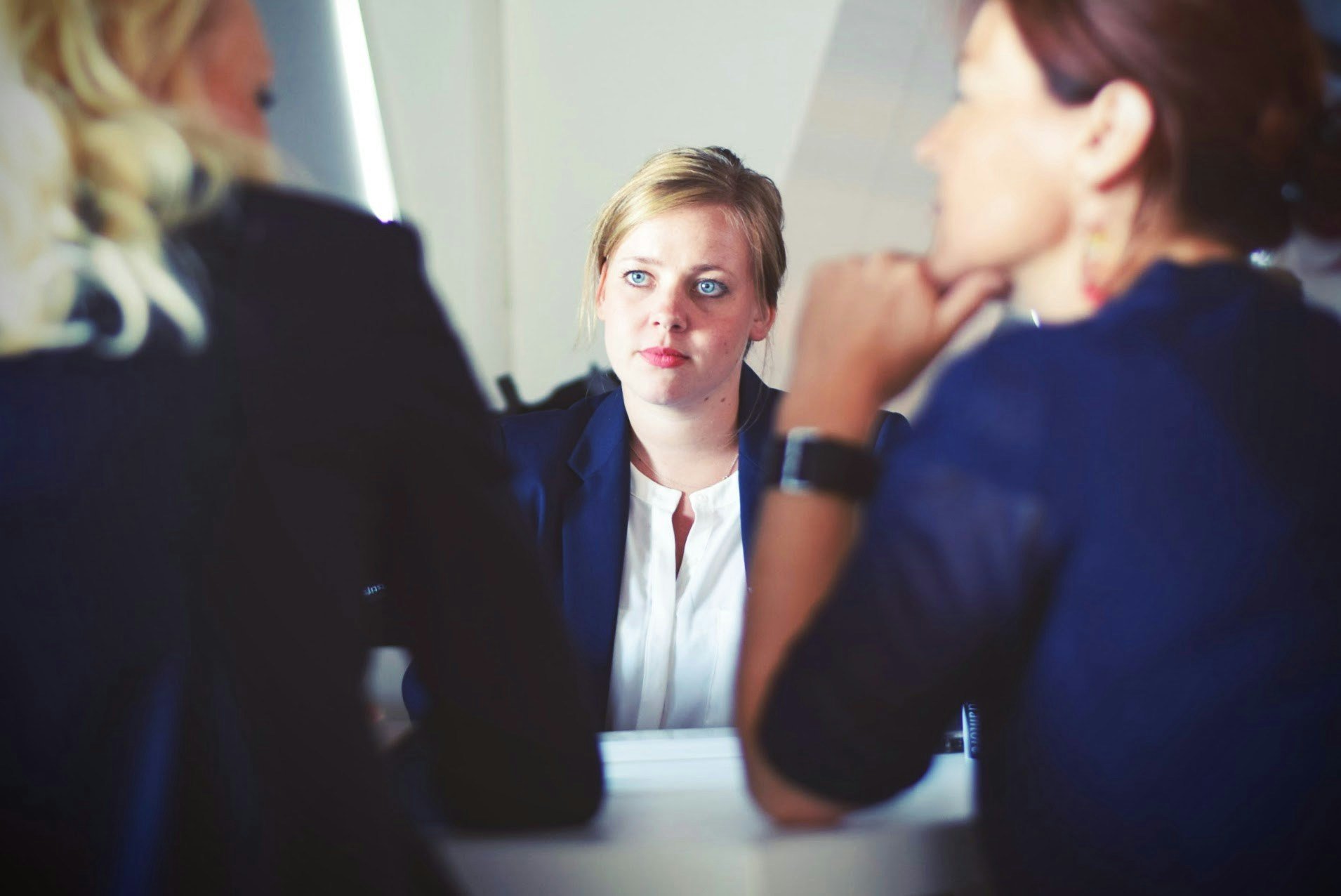 Parent discussing concerns with a school principal
